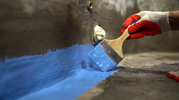 Commercial Interior Drainage System project at a Merrick, NY business property by SJ Waterproofing Pros